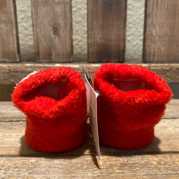 Mud Pie Santa Claus Socks 0-12 Months, Chenille Christmas Socks, Baby Socks - Picture 10 of 13